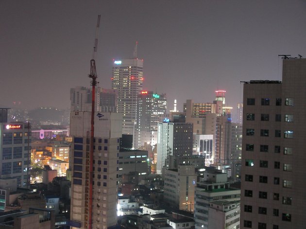 東大門方面の夜景